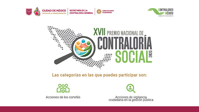 Décima Séptima Edición del Premio Nacional de Controlaría Social 2025
