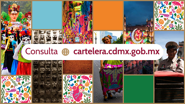 Cartelera de Turismo Cultural de la CDMX